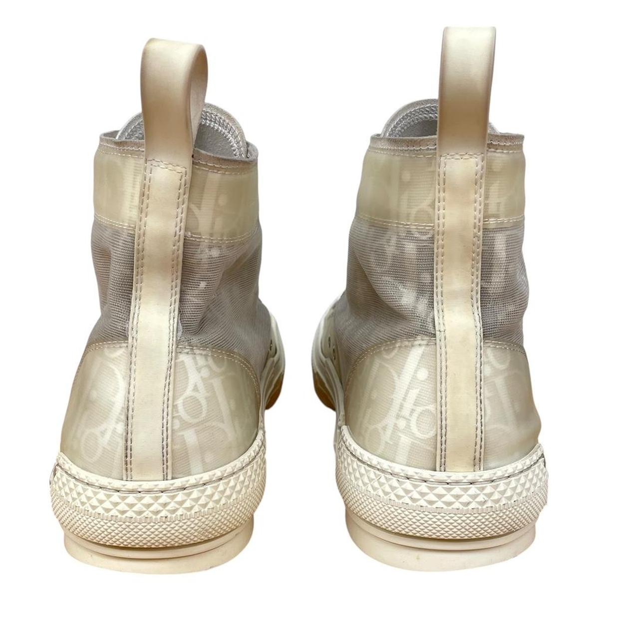 Christian Dior B23 White Oblique High Top Trainers