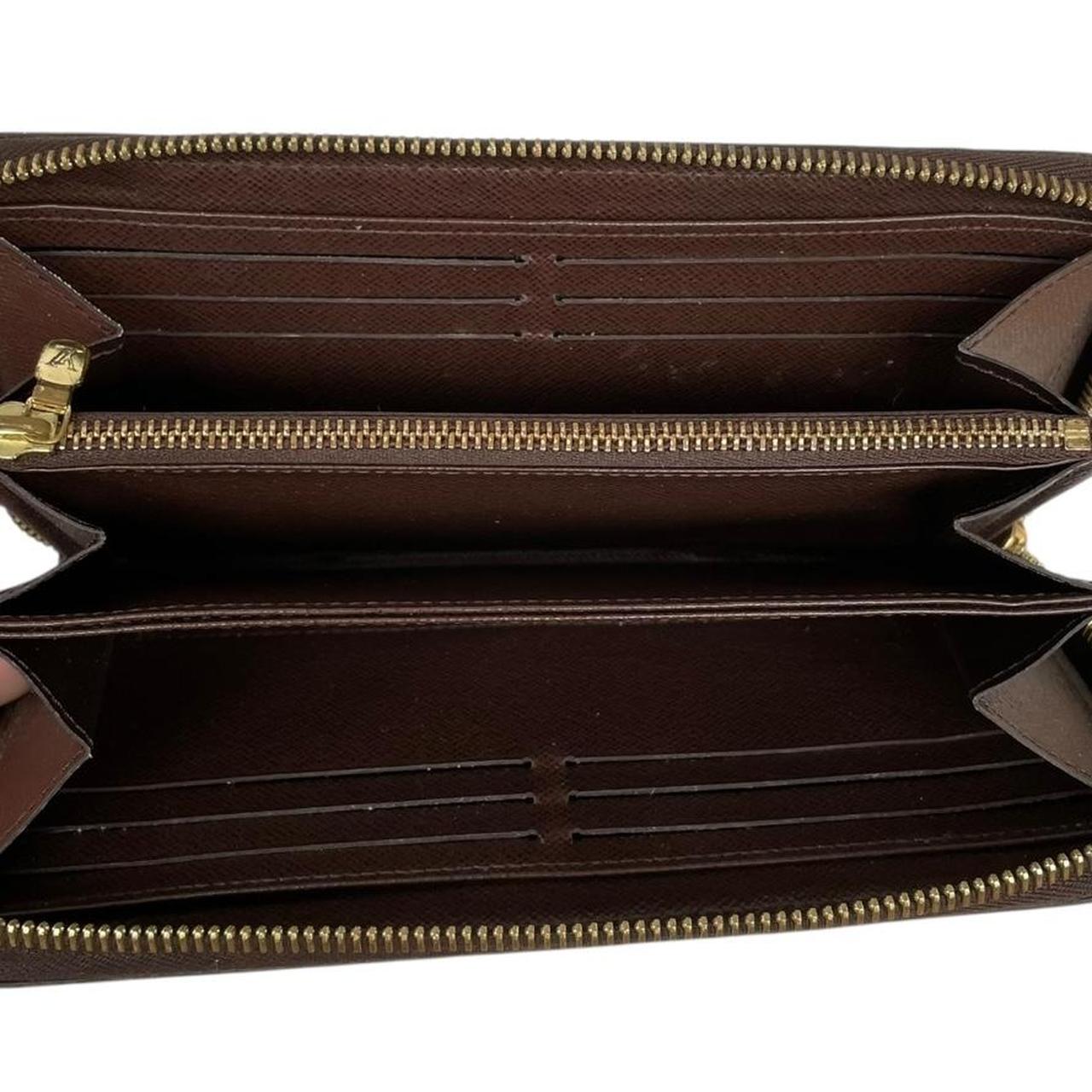 Louis Vuitton 2016 Brown Damier Ebene Zippy Wallet