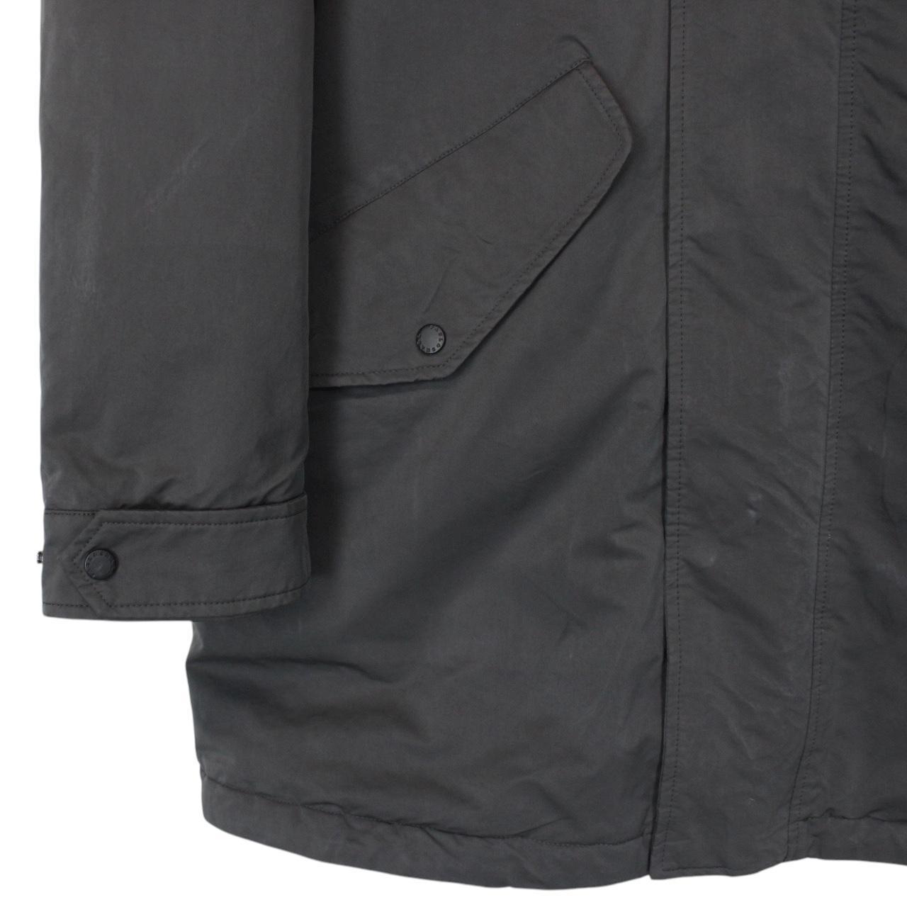 Paul & Shark Grey Full Zip Primaloft Woven Parka Jacket