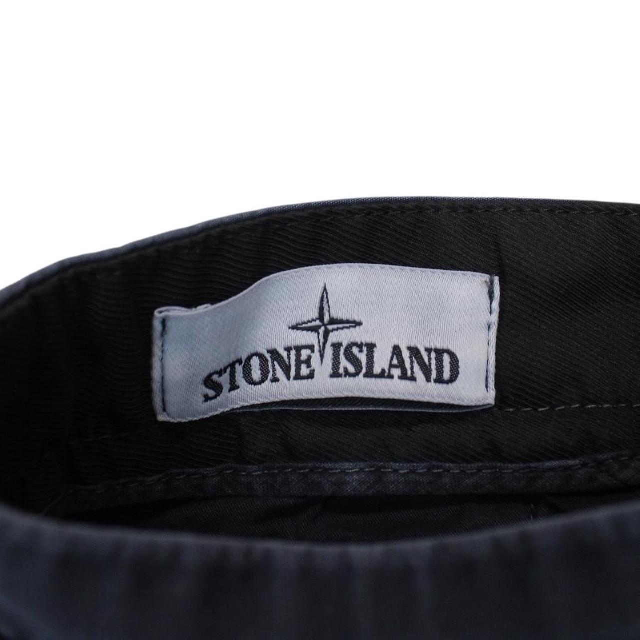 Stone Island SS 2019 Navy Blue Bermuda Cotton Cargo Shorts
