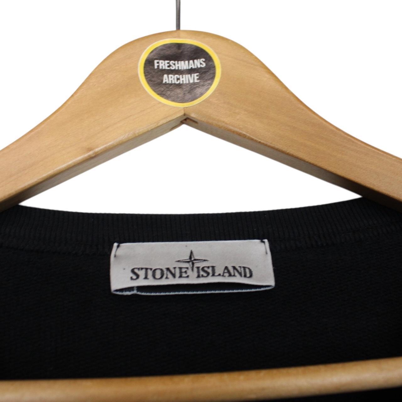 Stone Island AW 2023 Black Cotton Sweatshirt Jumper