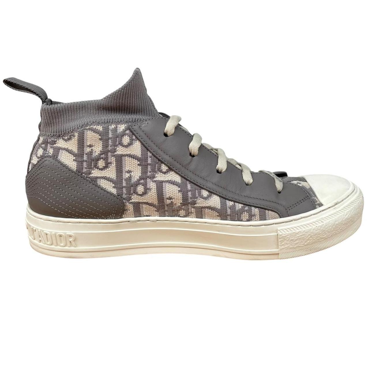 Christian Dior Walk’n’Dior Grey and Cream Oblique Technical Trainers