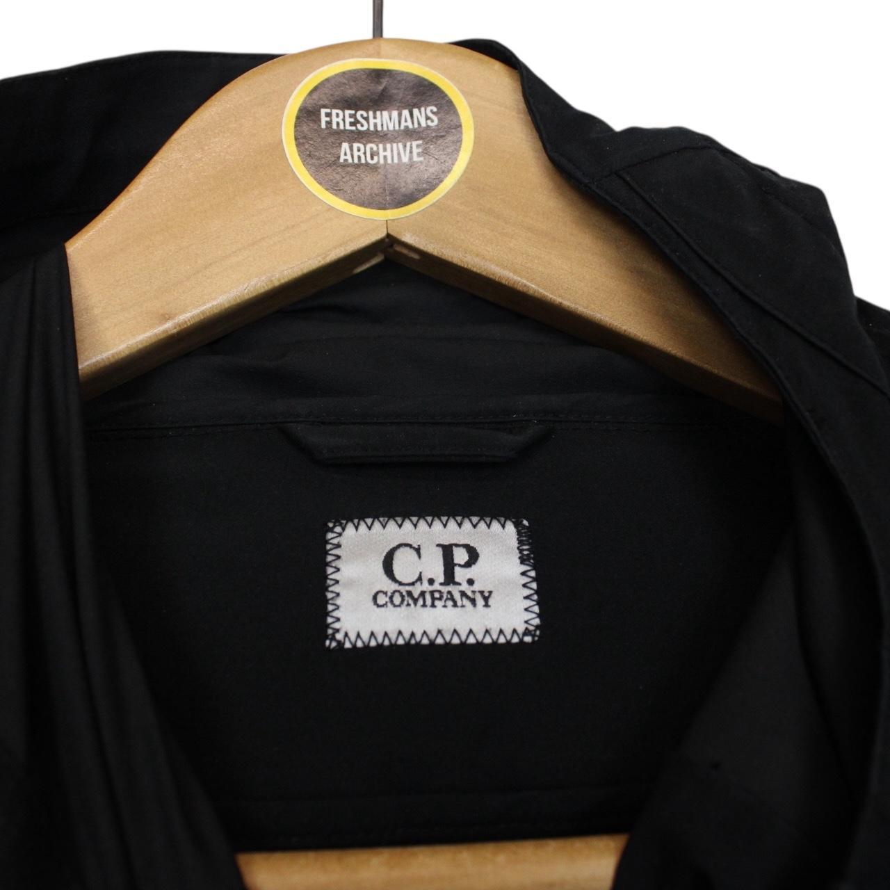 CP Company Pro-Tek Black Full Zip Waterproof Lens Jacket