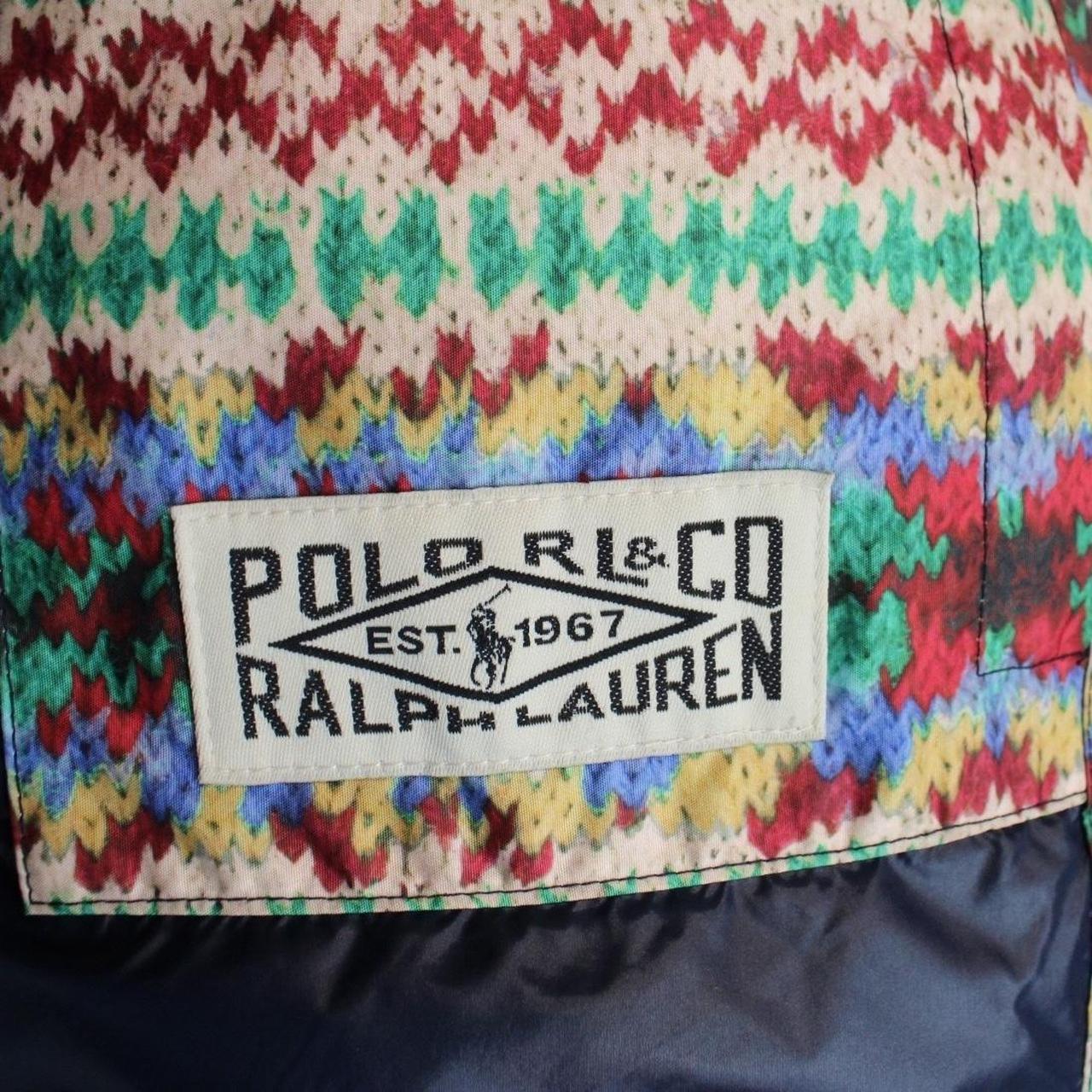 Polo Ralph Lauren Multicoloured Fair Isle Print Down Puffer Jacket