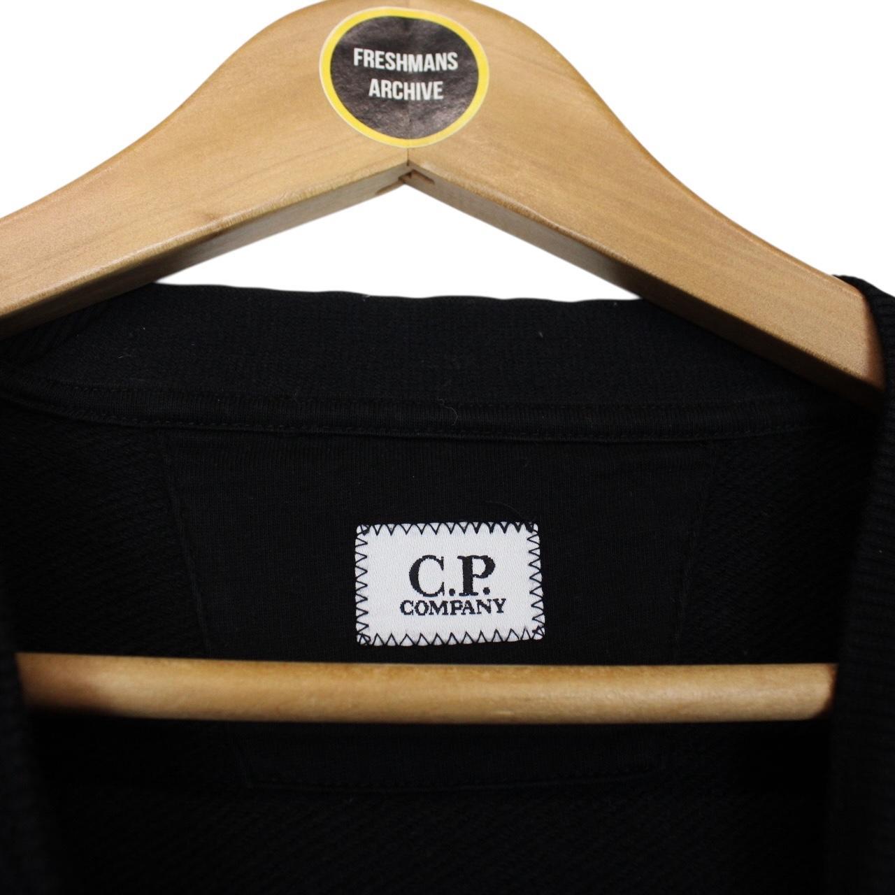 CP Company Black Goggle Lens Cotton Sweatshirt Jumper