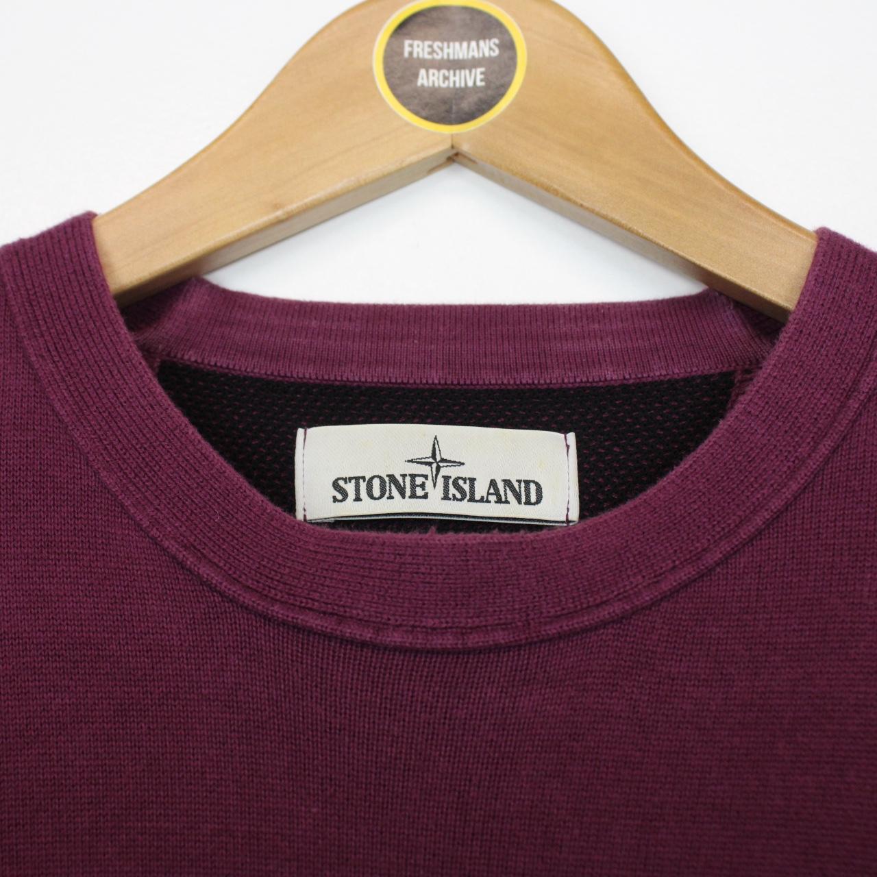 Stone Island SS 2015 Purple Cotton Knit Sweatshirt Jumper