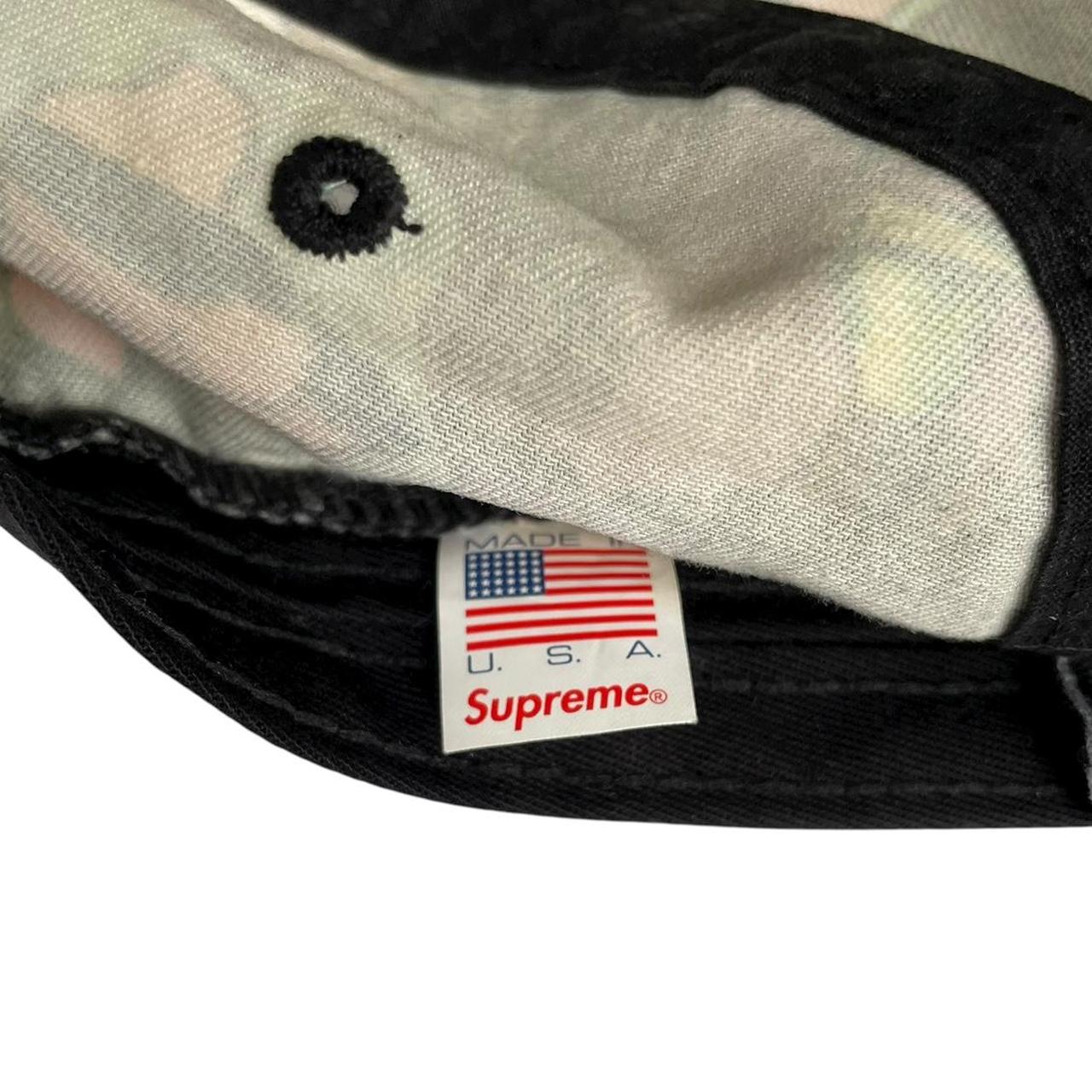 Supreme Black and Multicoloured Gonz Heads Camp 5 Panel Camp Baseball Cap