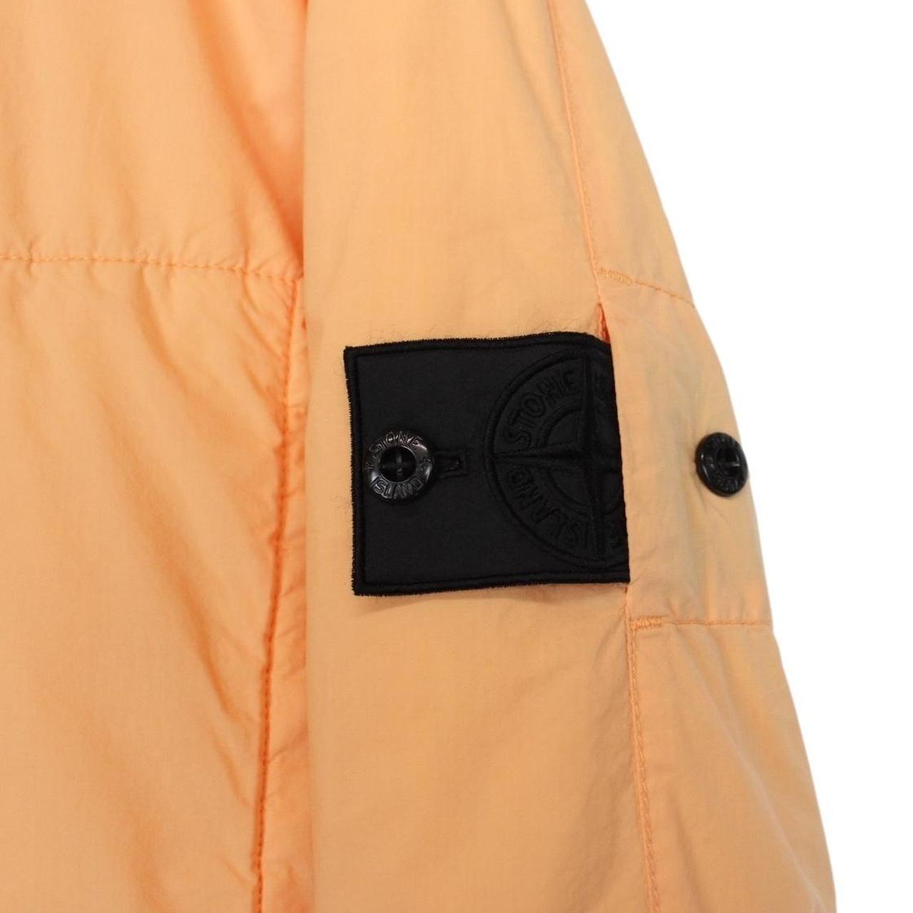 Stone Island Shadow Project SS 2022 Orange Padded Overshirt Jacket