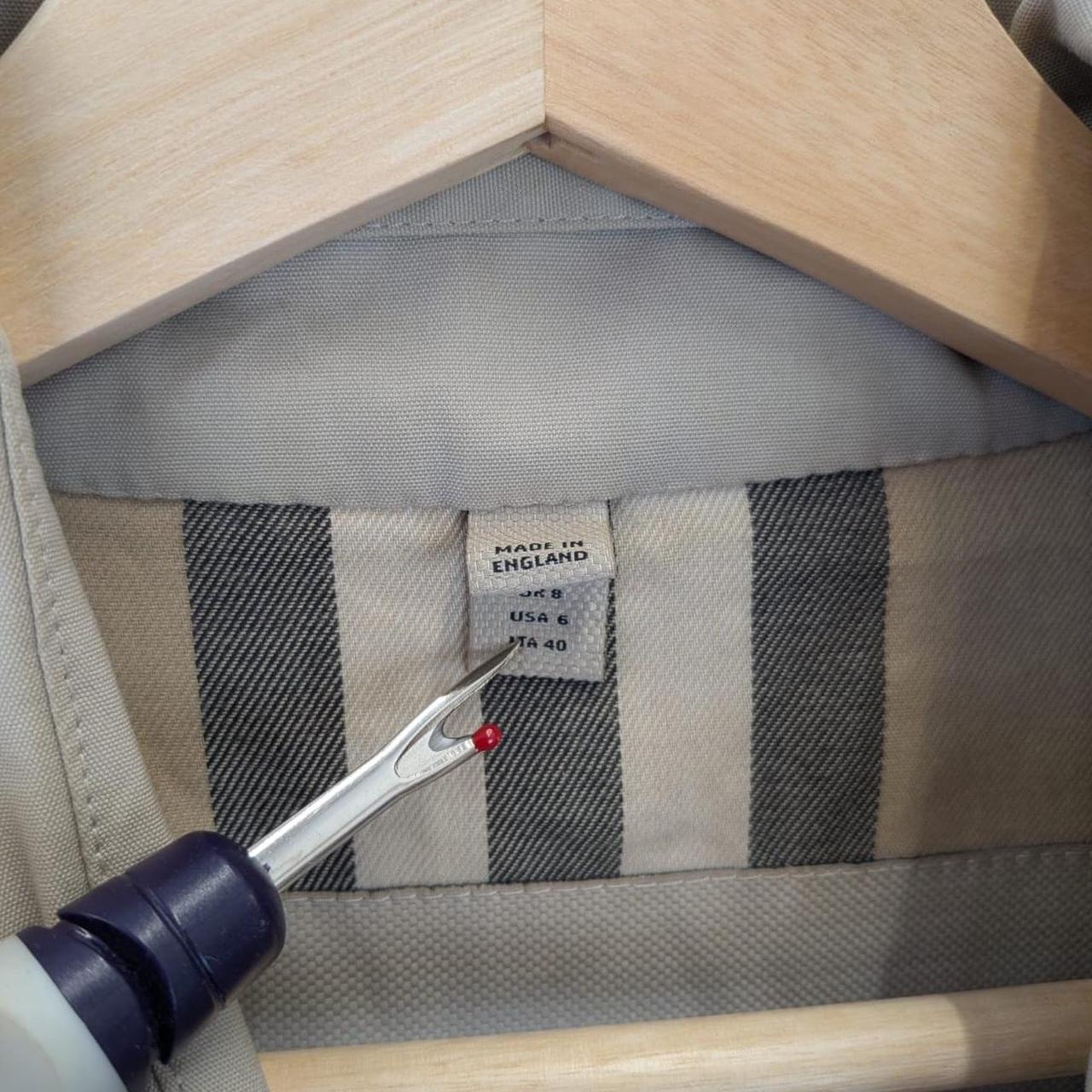 Burberry Beige Nova Check Double Breasted Belted Kensington Trench Coat
