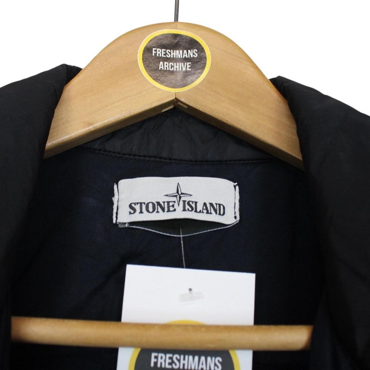 Stone Island AW 2015 Navy Blue Full Zip Nylon Overshirt Jacket