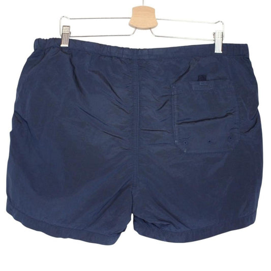 Stone Island SS 2021 Navy Blue Nylon Metal Swim Shorts