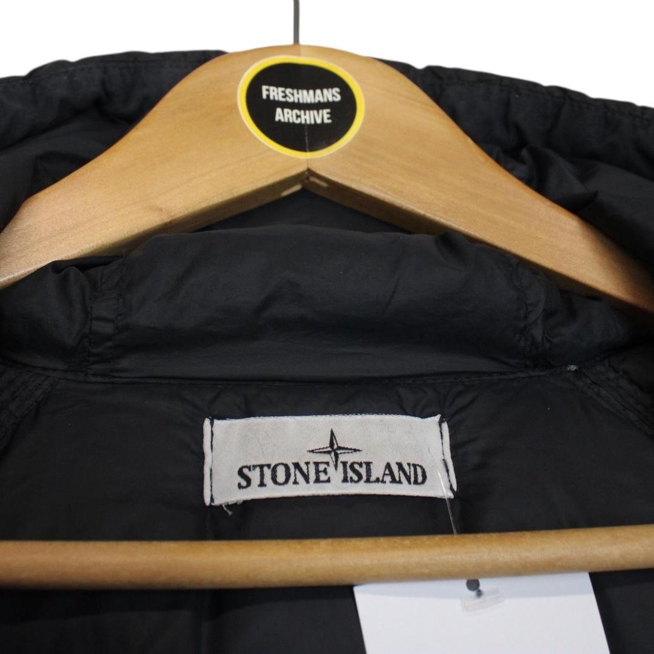 Stone Island AW 2023 Black Garment Dyed Crinkle Reps R-NY Down Puffer Jacket
