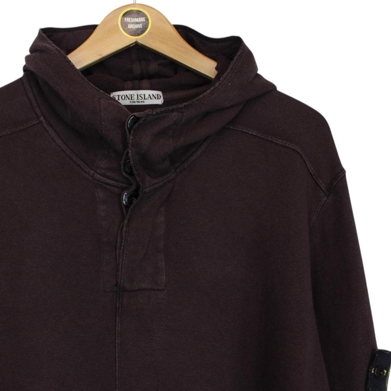 Stone Island AW 2008 Brown Cotton Hoodie Jumper