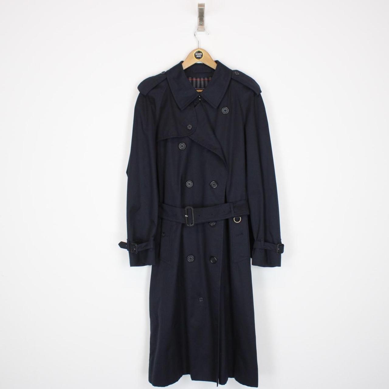 Streetwear Second Hand Burberry Mac Vintage 90s Burberry Belted