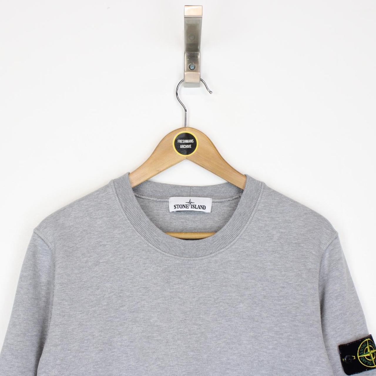Stone Island AW 2020 Grey Cotton Sweatshirt Jumper