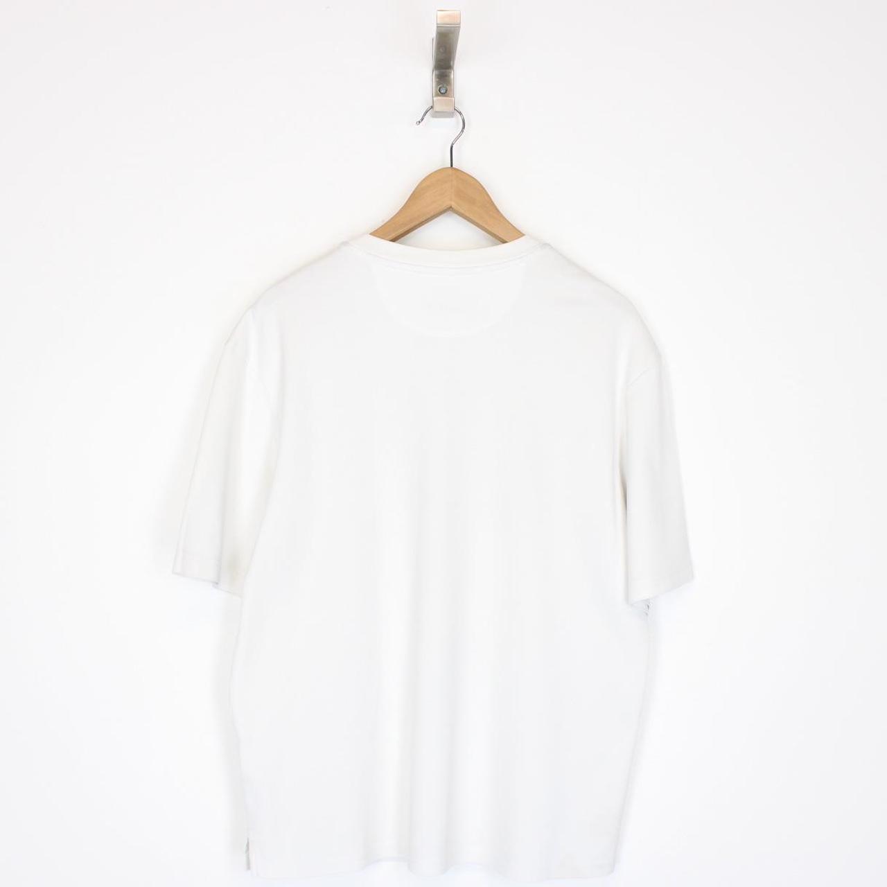 Fendi White Zucca Monogram Cotton Short Sleeve T-Shirt