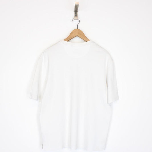Fendi White Zucca Monogram Cotton Short Sleeve T-Shirt