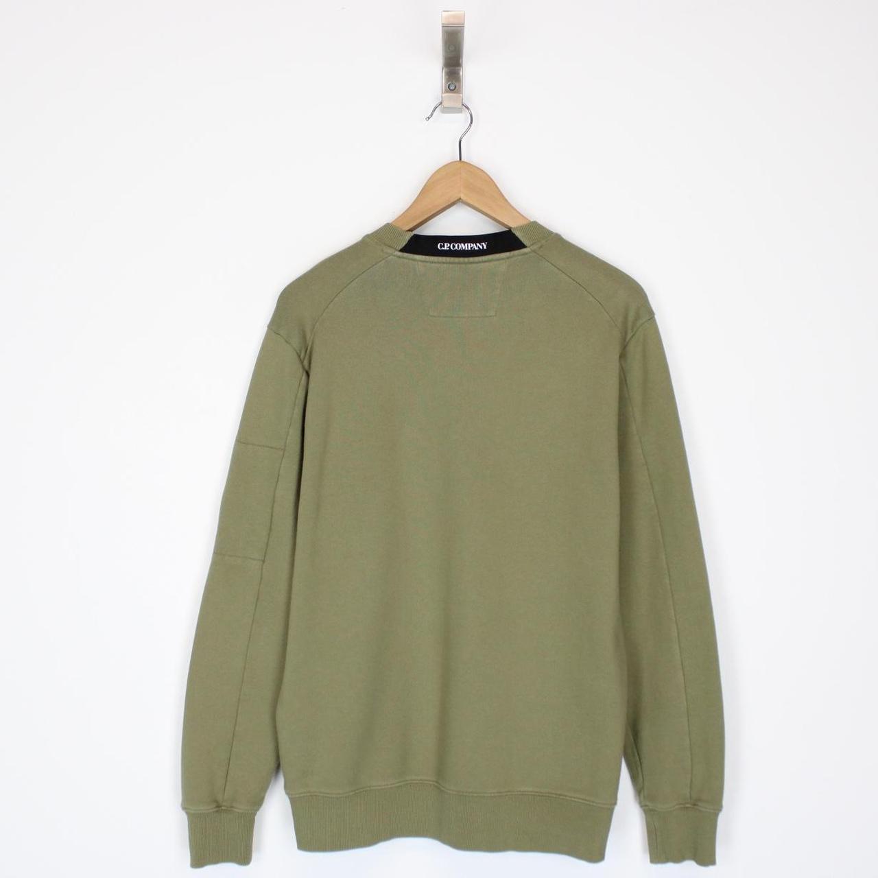 CP Company Green Goggle Sweatshirt Jumper