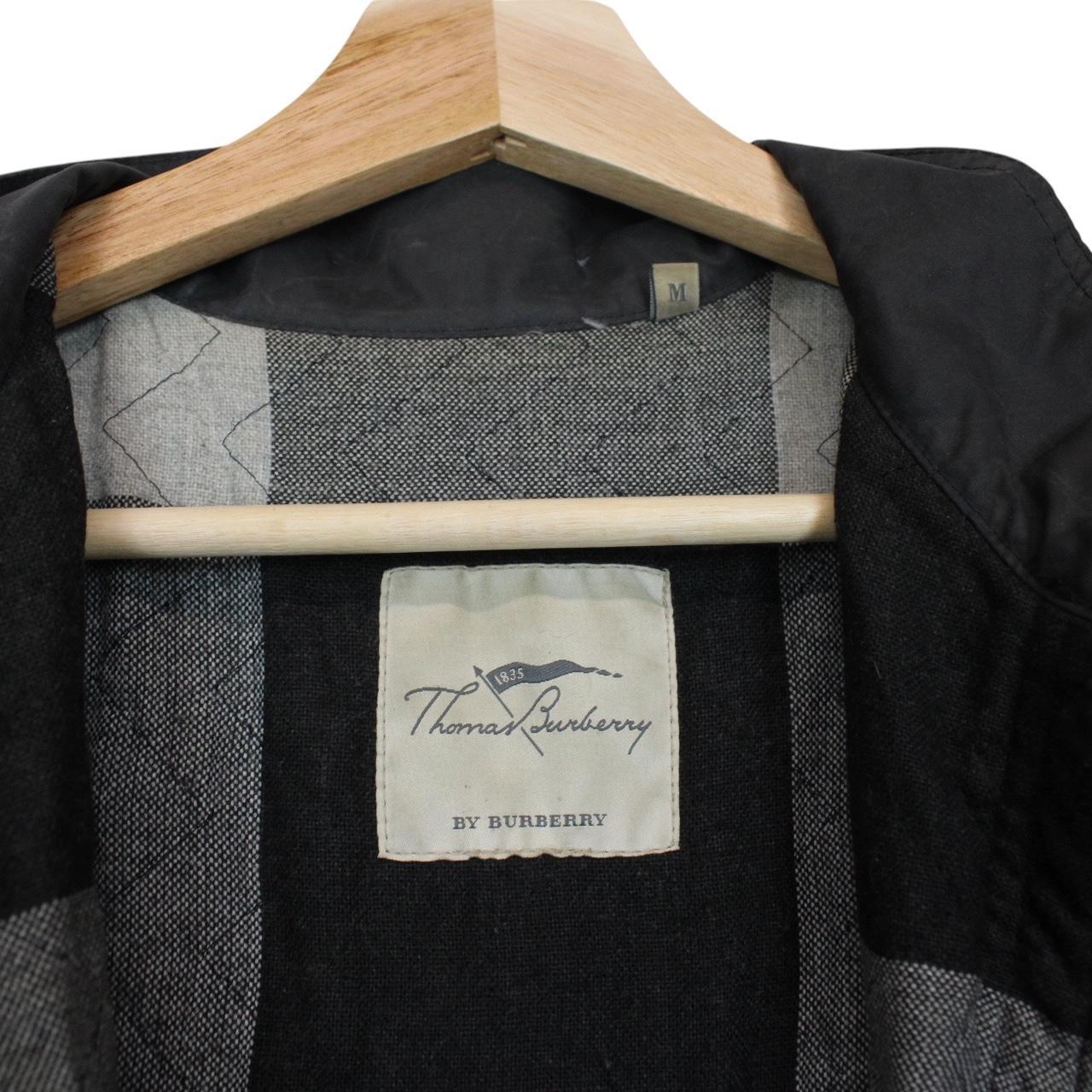 Vintage Thomas Burberry Navy Blue Multi Pocket Cotton Wax Jacket