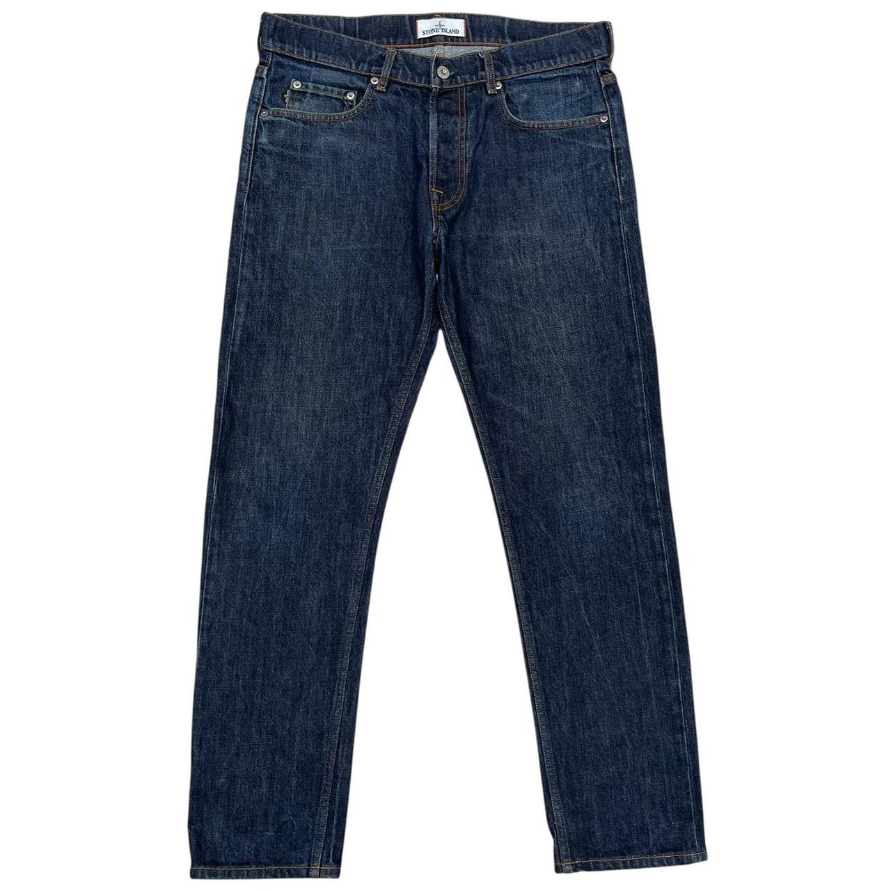 Stone Island AW 2018 Navy Blue RE-T Fit Denim Jeans