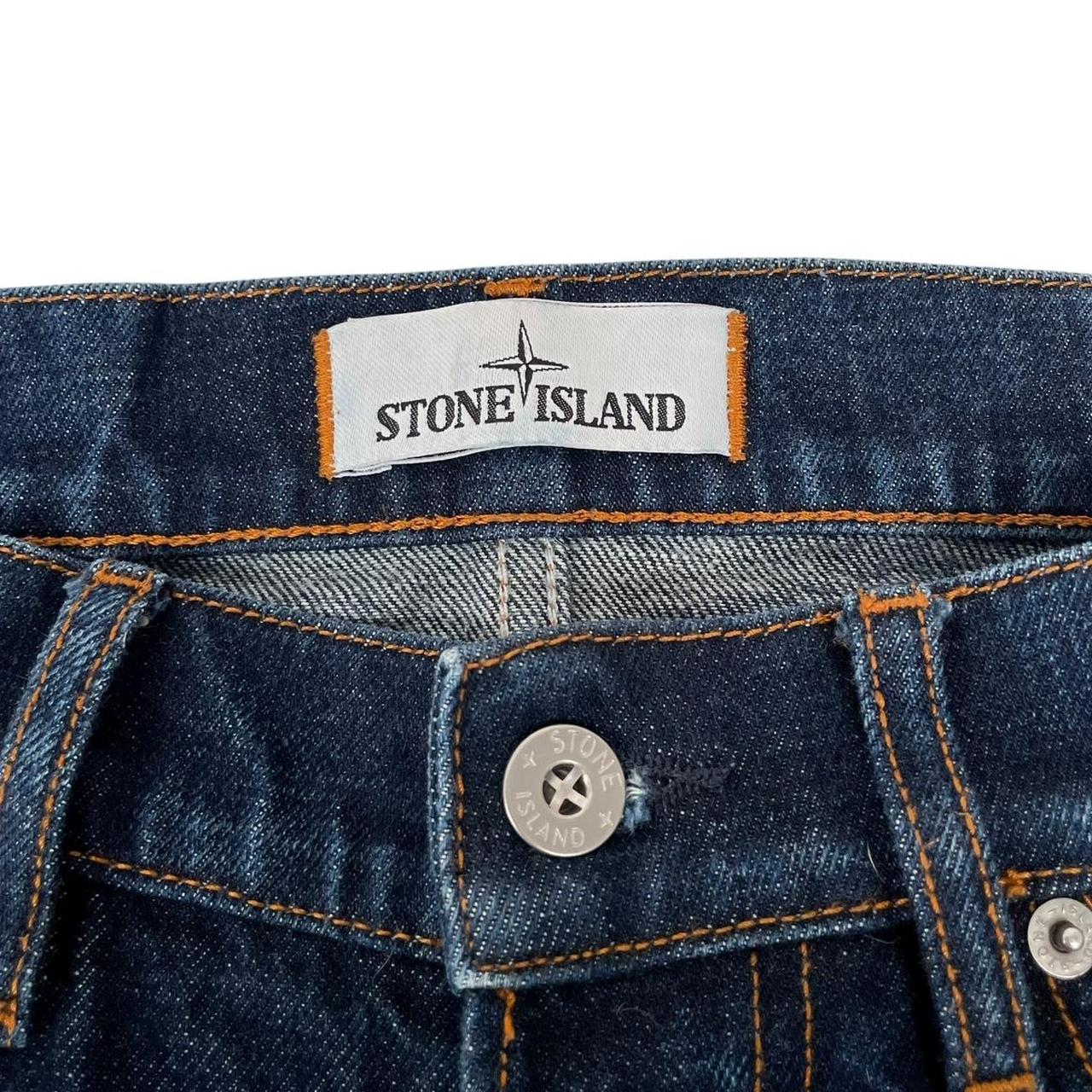 Stone Island SS 2017 Blue Slim Fit Denim Jeans
