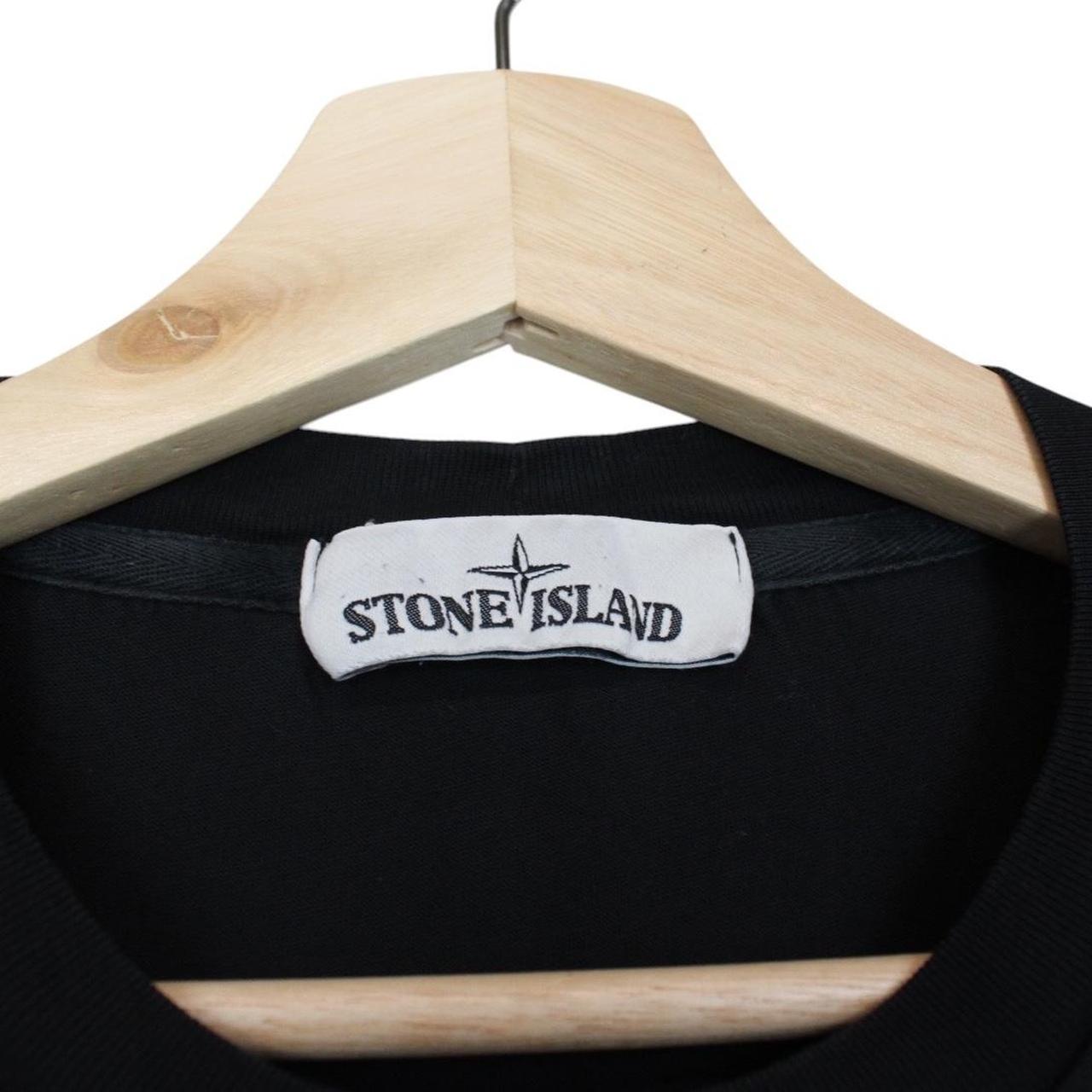Stone Island AW 2019 Black Long Sleeve Compass T-Shirt