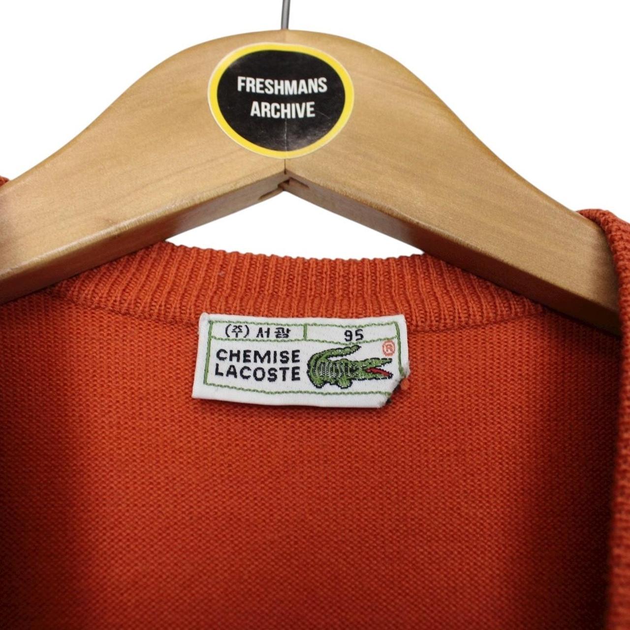 Vintage 90s Lacoste Multicoloured Check Cotton Knit Sweater Vest