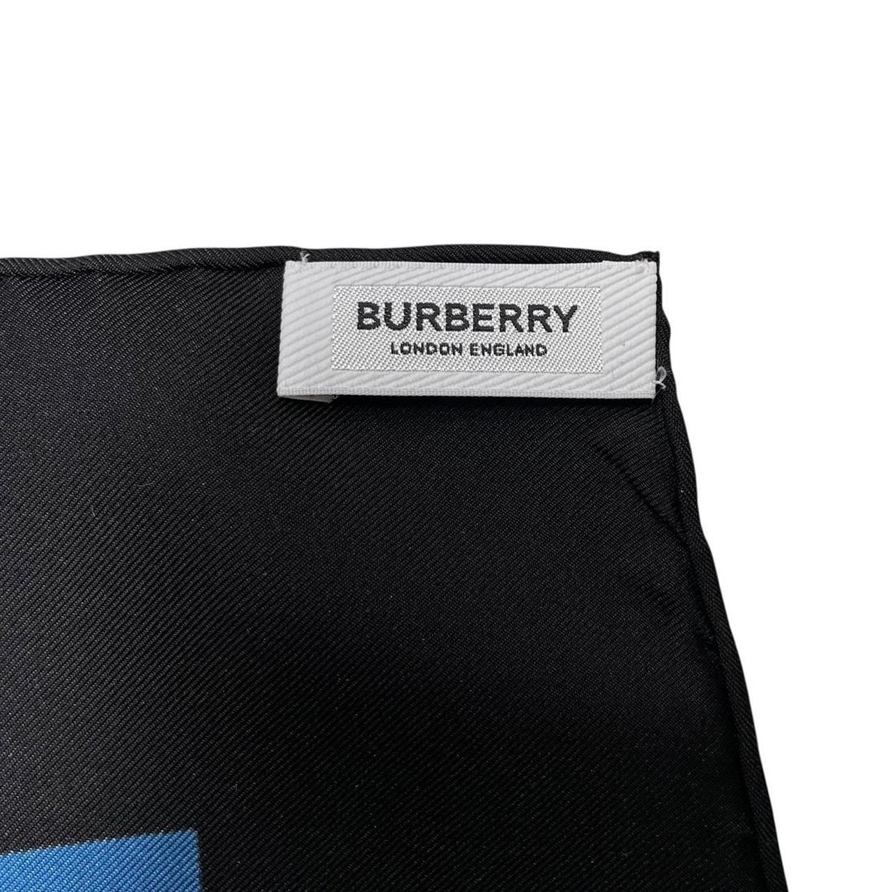 Burberry Multicoloured Society Map Silk Square Scarf