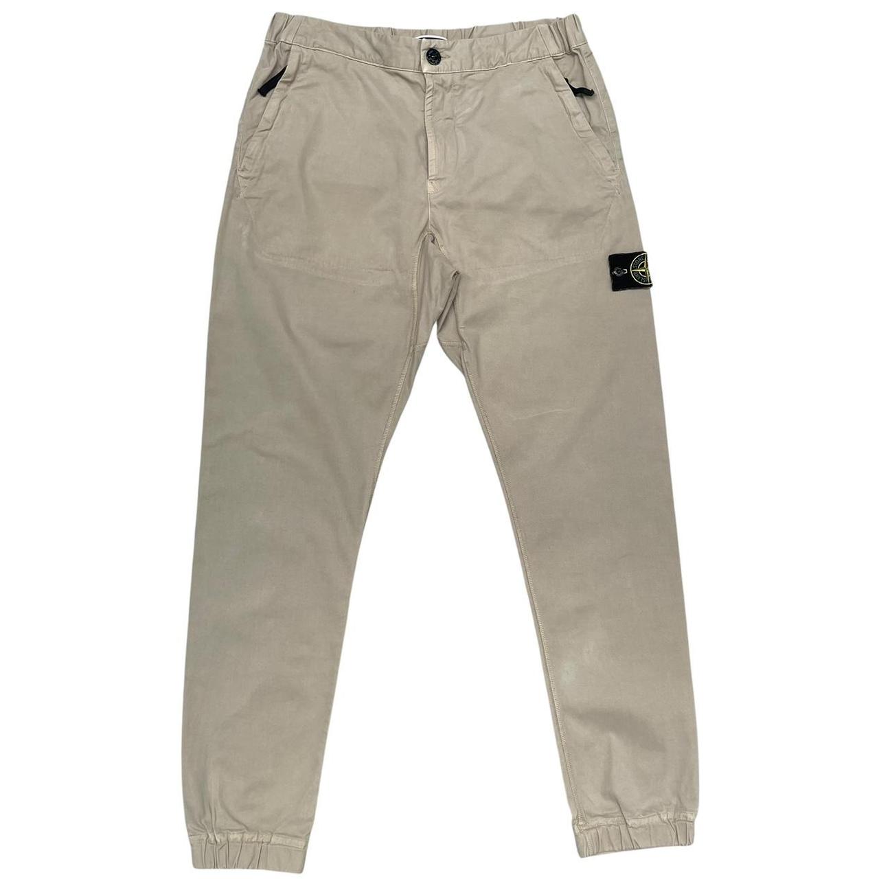 Stone Island AW 2018 Beige RE-T Fit Cargo Trousers