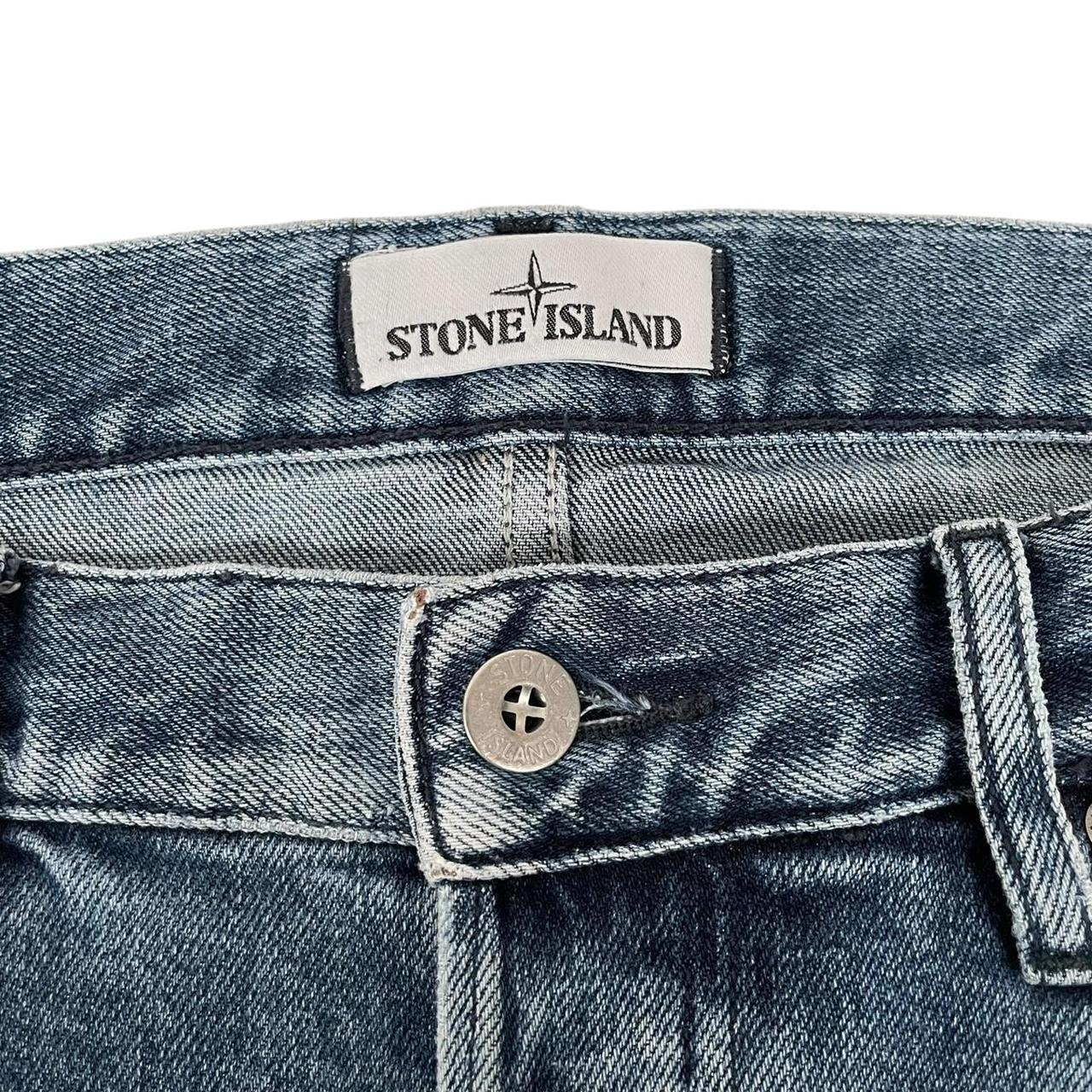 Stone Island Blue Slim Fit Denim Jeans