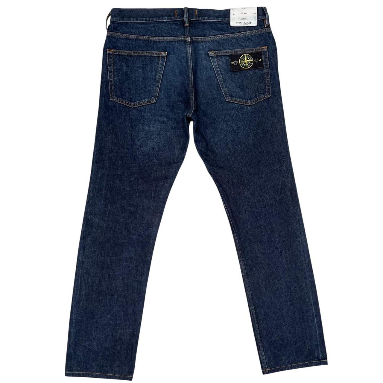 Stone Island SS 2016 Navy Blue RE-T Fit Denim Jeans