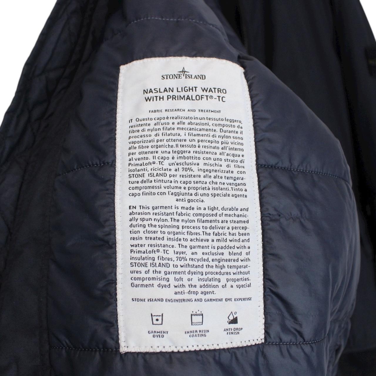 Stone Island AW 2020 Navy Blue Naslan Light Watro Primaloft Jacket