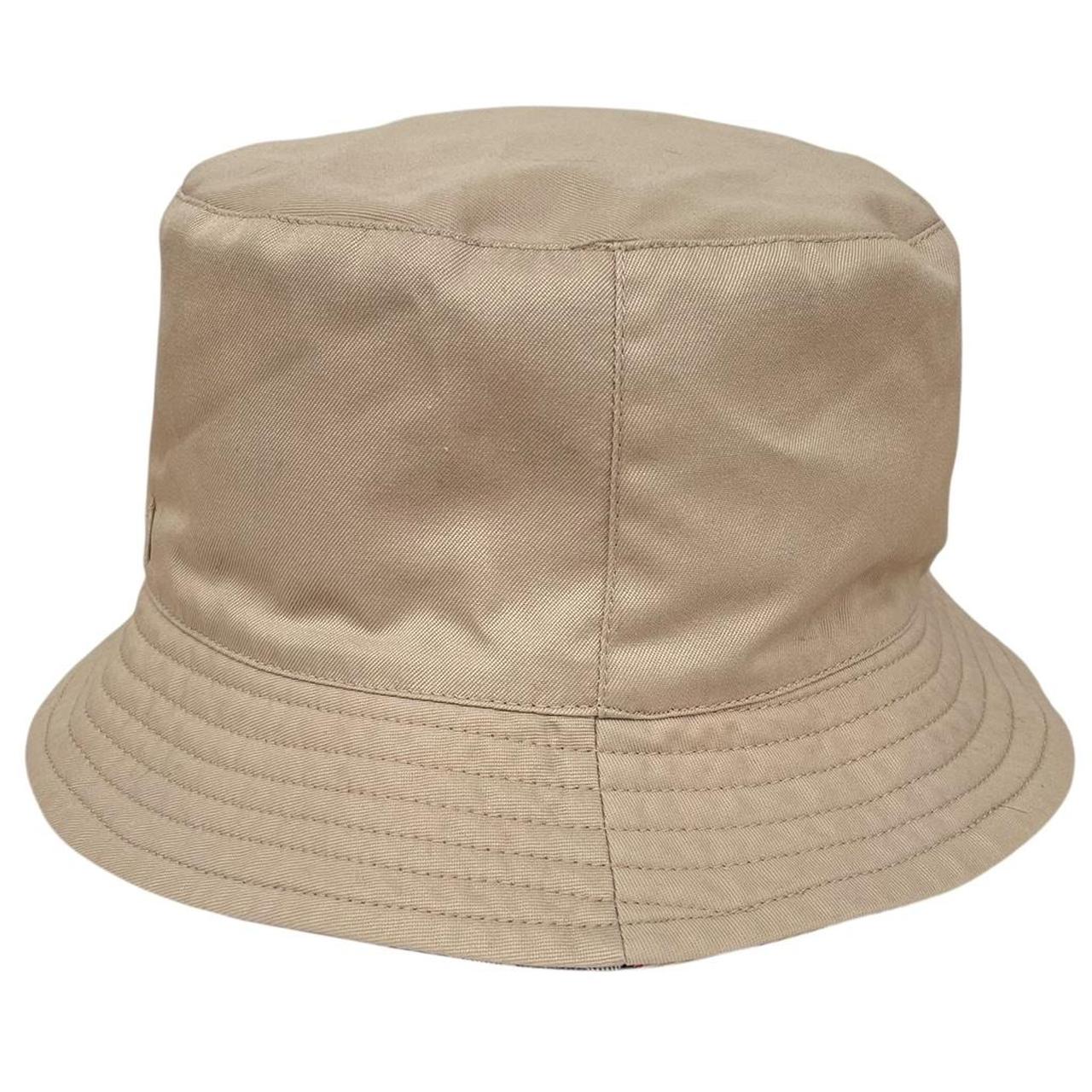 Burberry London Beige Nova Check Reversible Bucket Hat