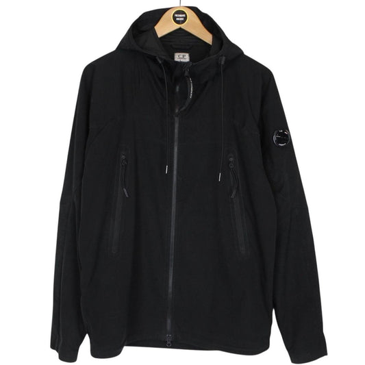 CP Company Pro-Tek Black Full Zip Waterproof Lens Jacket