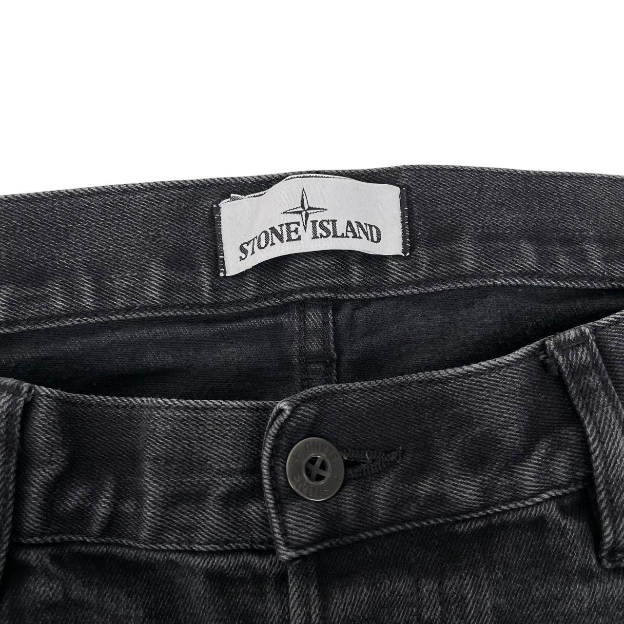 Stone Island Black Slim Fit Denim Jeans