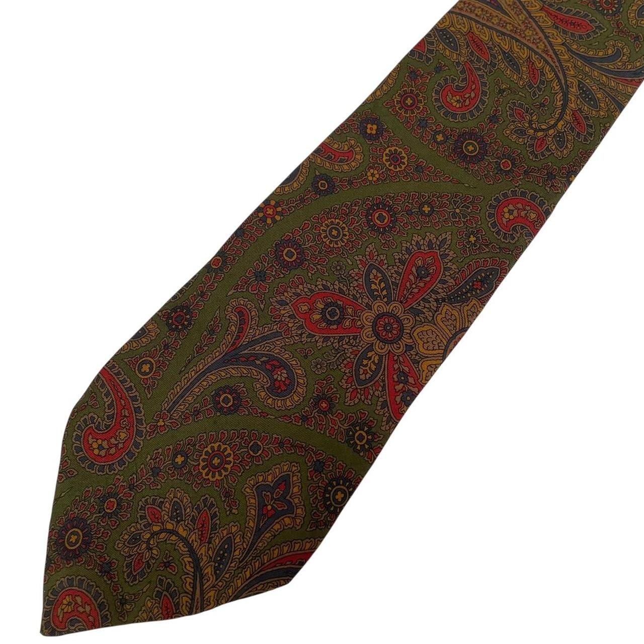 Vintage Tommy Hilfiger Multicoloured Paisley Silk Tie