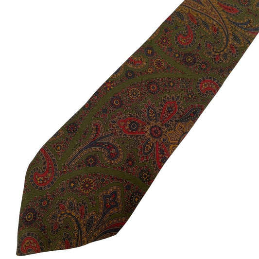 Vintage Tommy Hilfiger Multicoloured Paisley Silk Tie