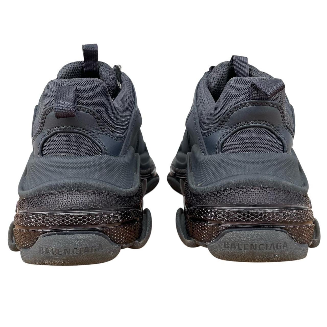 Balenciaga Triple S Navy Blue Mesh Trainers