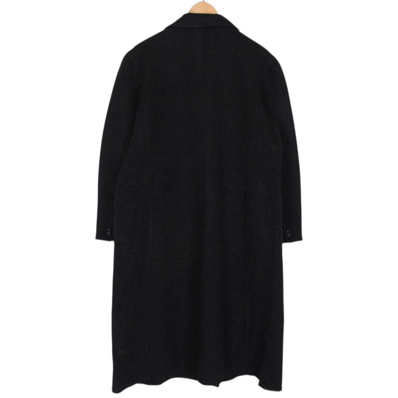 Vintage 90s Burberry Black Wool Coat