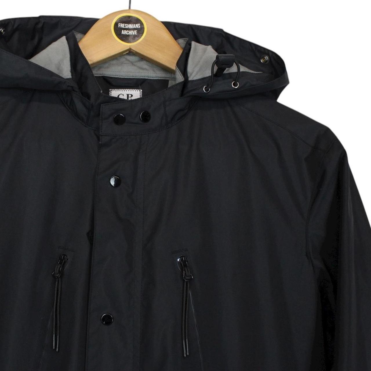 CP Company Micro-M Black Full Zip Nylon Goggle Jacket