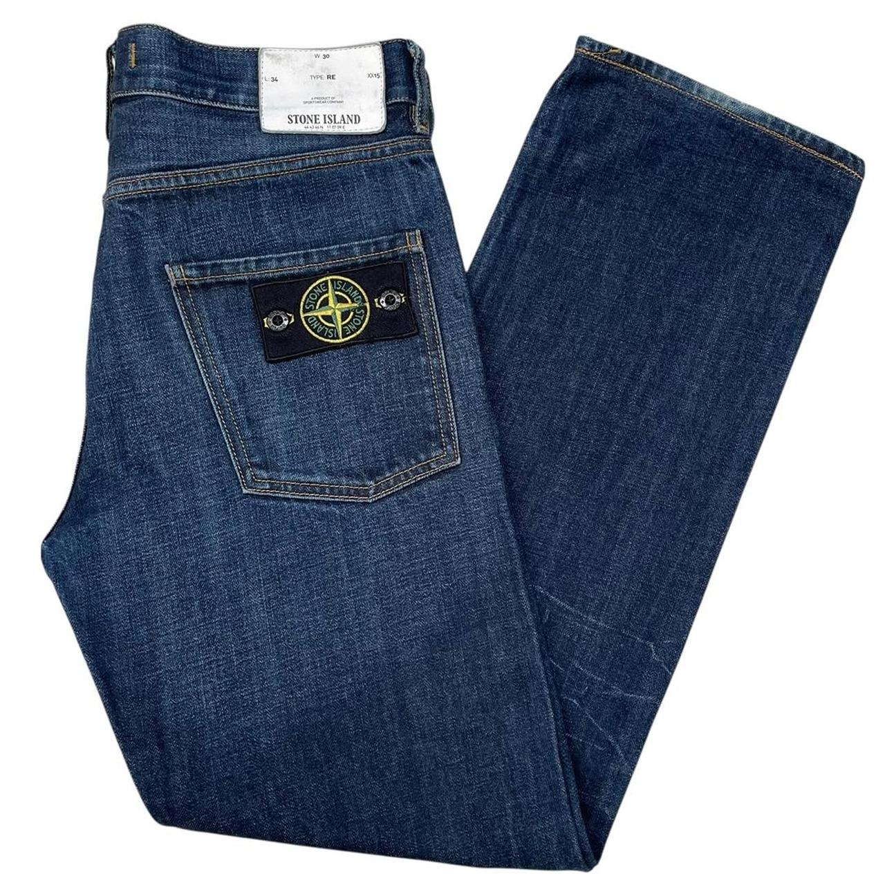 Stone Island SS 2011 Navy Blue RE-T Fit Denim Jeans
