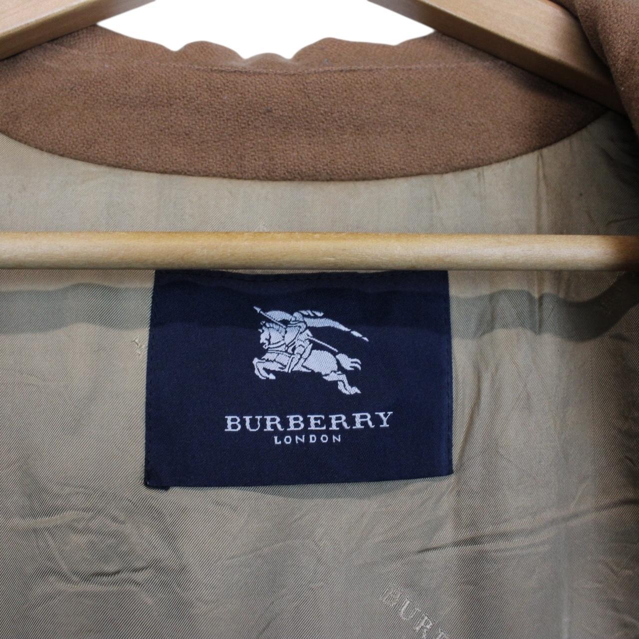 Vintage Burberry London Tan Brown Merino Wool Jacket