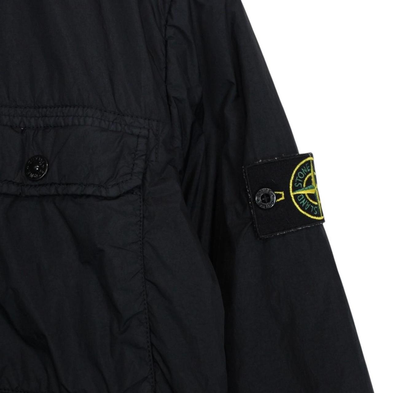 Stone Island AW 2015 Navy Blue Full Zip Nylon Overshirt Jacket