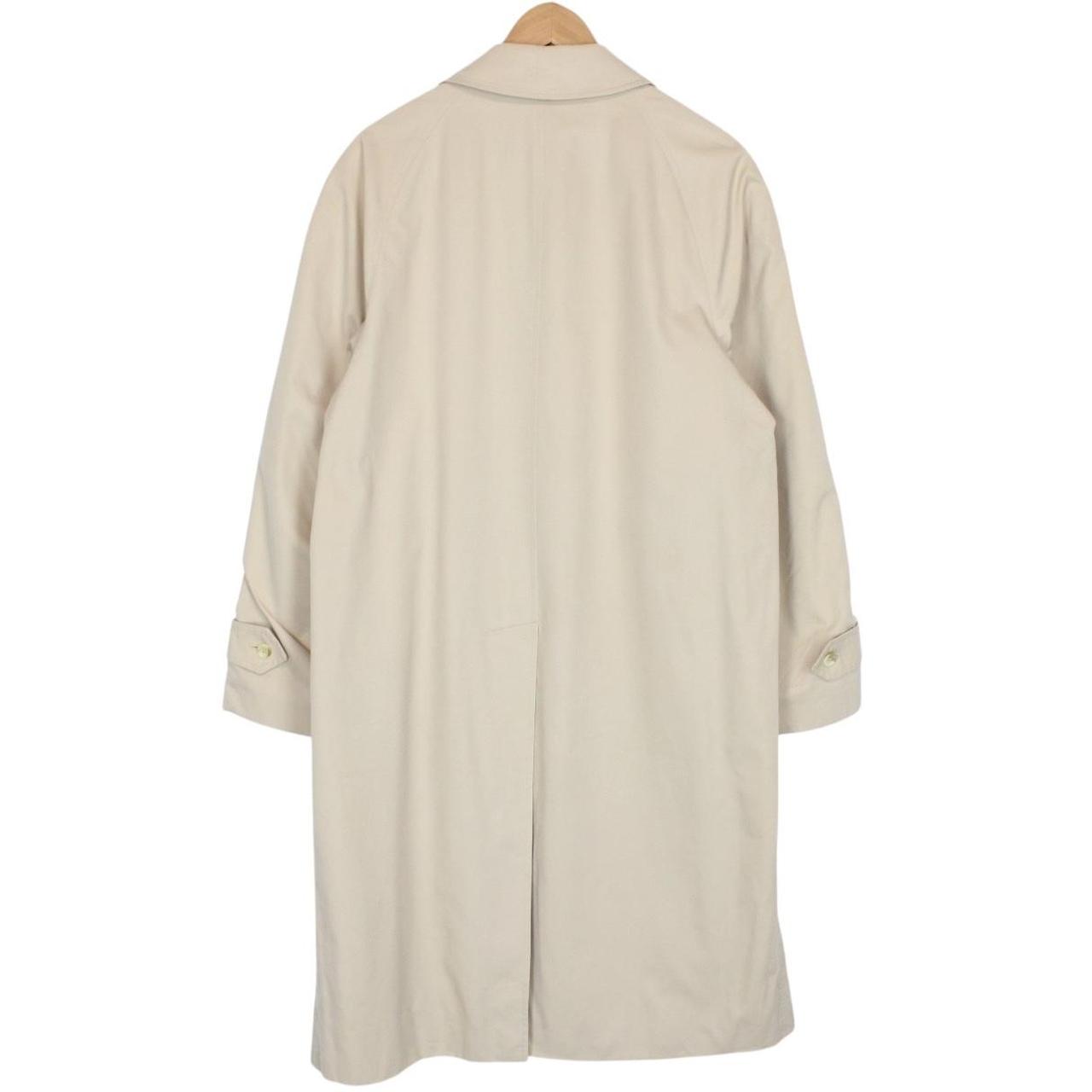 Vintage 90s Burberry Beige Single Breasted Trench Coat