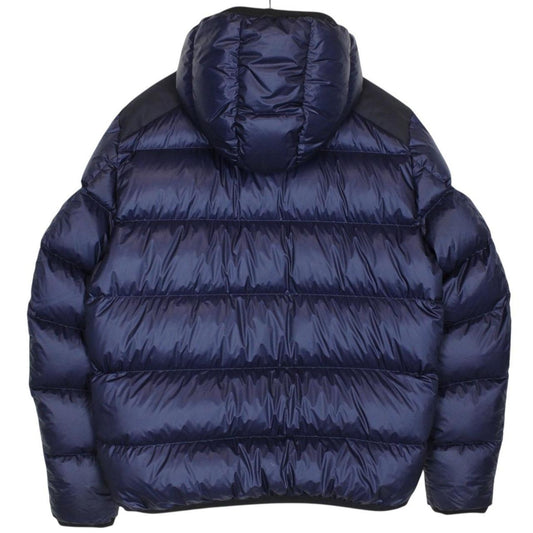 Moncler Grenoble Hintertux Navy Blue Full Zip Down Hooded Jacket