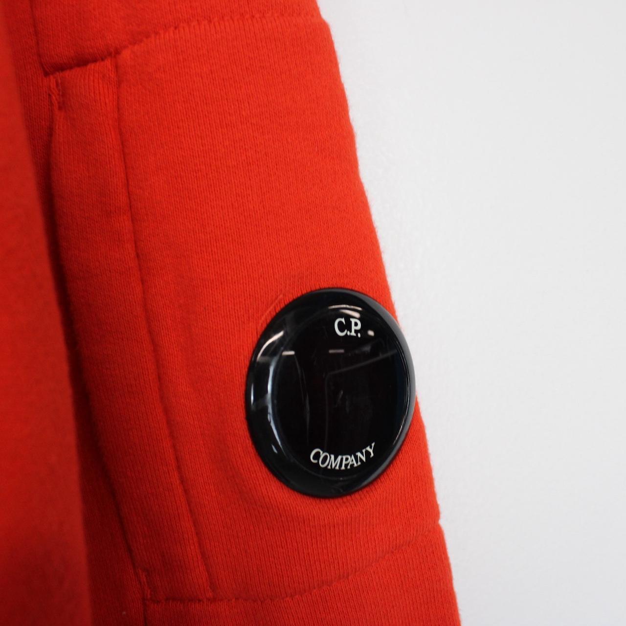 CP Company Red Goggle Lens Cotton Sweatshirt Jumper