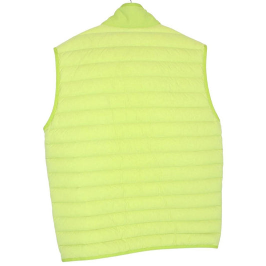 Stone Island AW 2019 Loom Woven Chambers Stretch Nylon TC Yellow Down Gilet