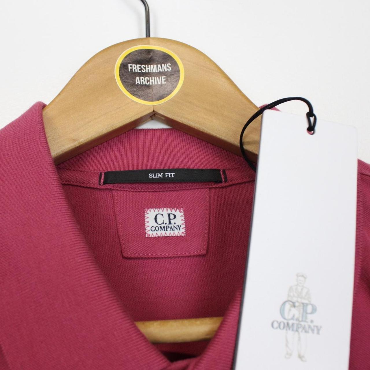 CP Company Red Bud Short Sleeve Piquet Polo Shirt