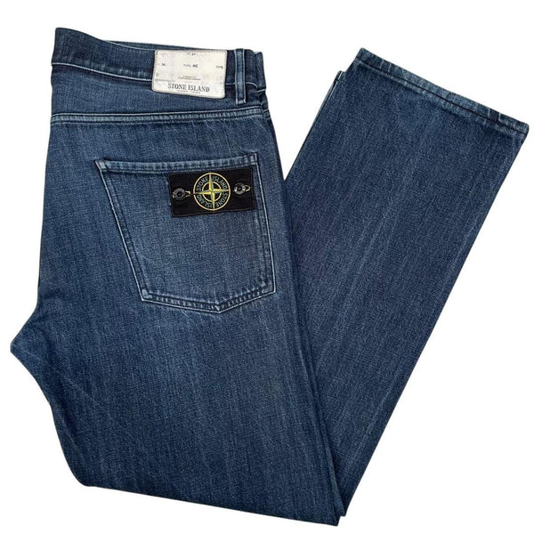 Stone Island Navy Blue RE Fit Denim Jeans