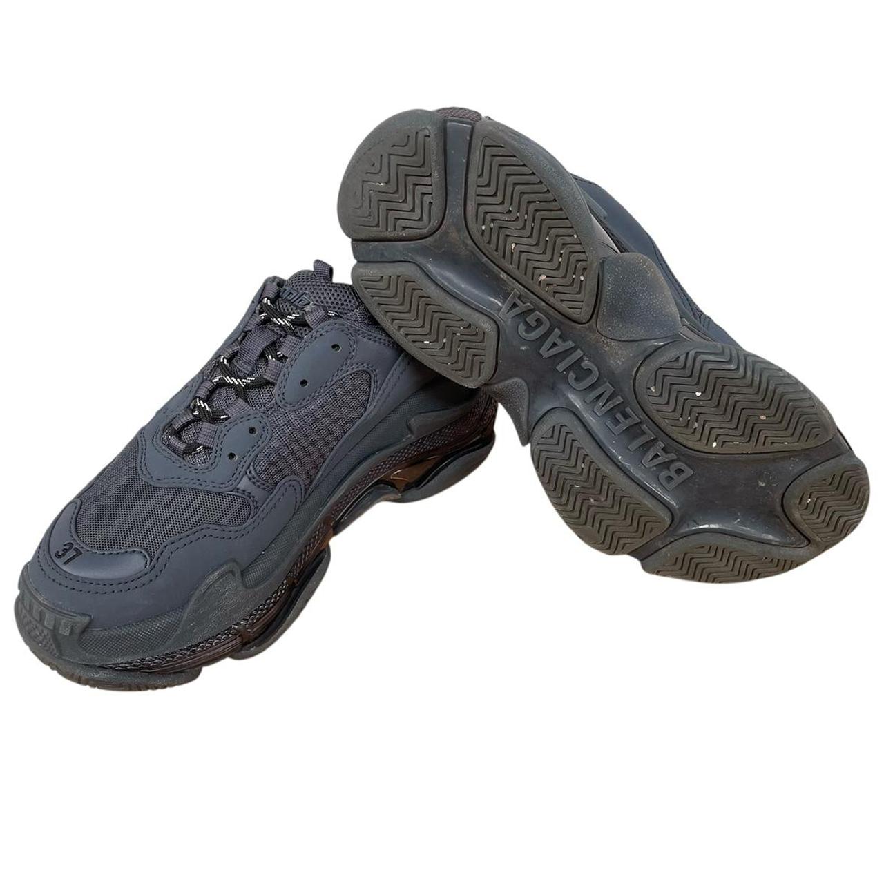 Balenciaga Triple S Navy Blue Mesh Trainers